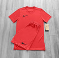NIKE DRI FIT CRIMSON RED SET - T SHIRT / SHORTS